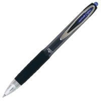Ручка гелевая автоматическая Uni UMN-207 черная, 0.7мм